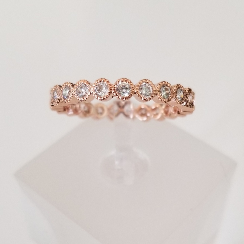 Rose Gold Eternity Band
